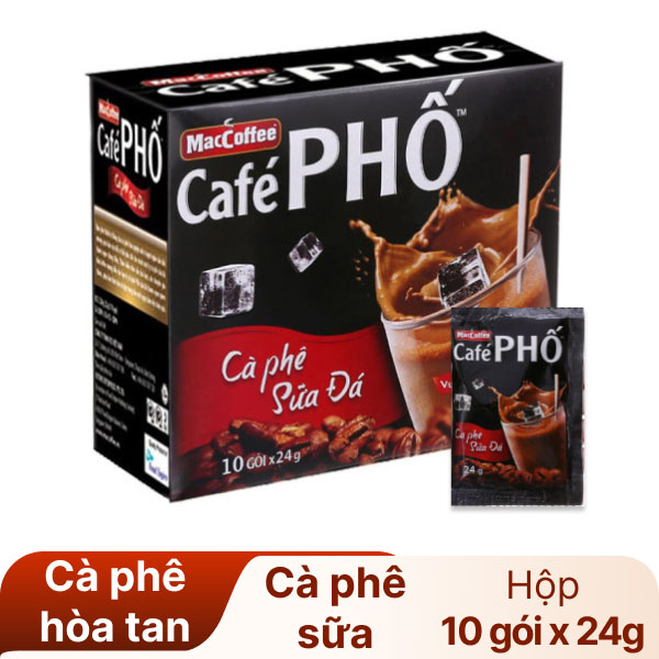 Cà phê sữa đá MacCoffee Café Phố 240g