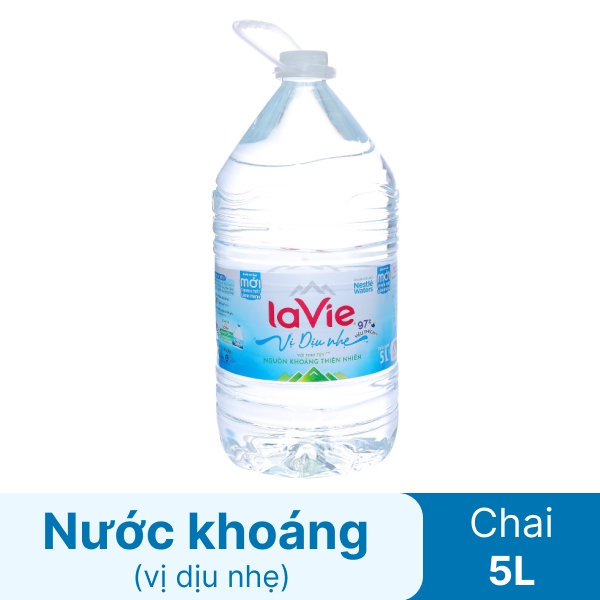 Nước khoáng La Vie 5 lít