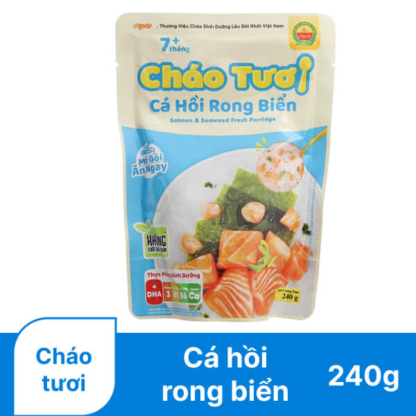 Cháo tươi cá hồi Cây Thị 240g