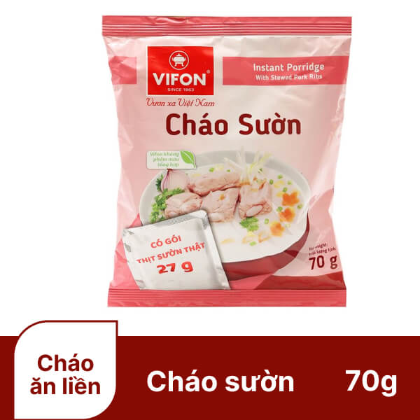 Cháo sườn thật Vifon 70g