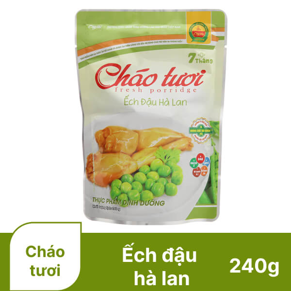 Cháo tươi ếch đậu hà lan Cây Thị 240g