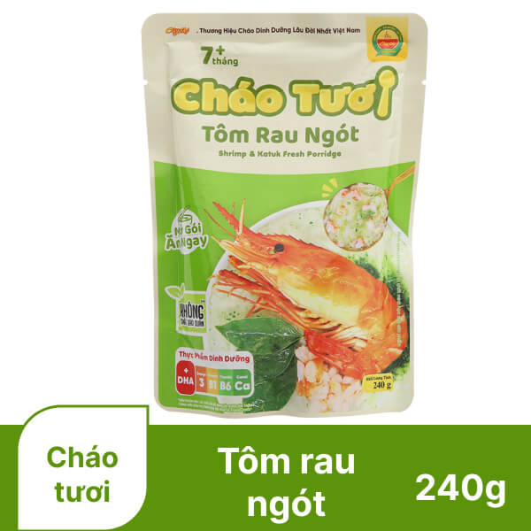 Cháo tươi tôm rau ngót Cây Thị 240g