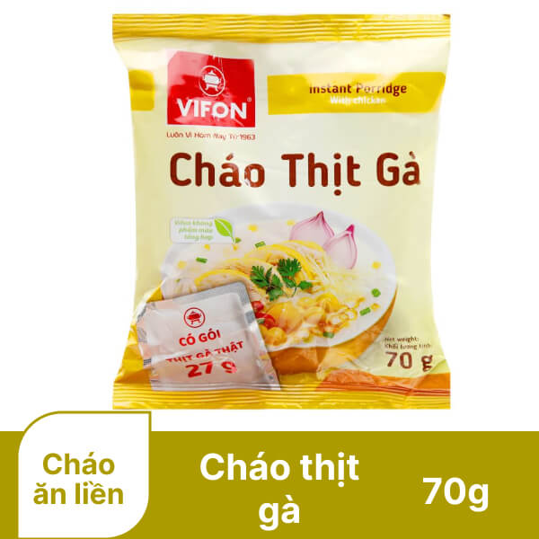 Cháo thịt gà thật Vifon 70g