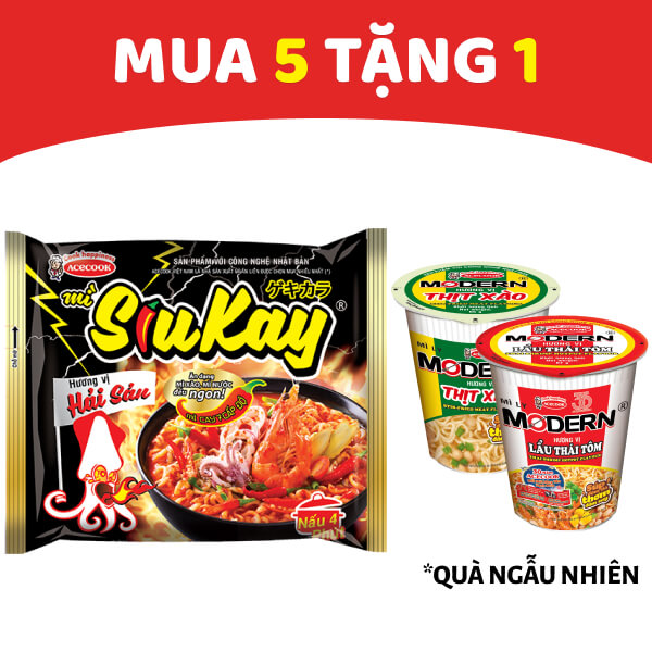Mì hải sản SiuKay gói 128g