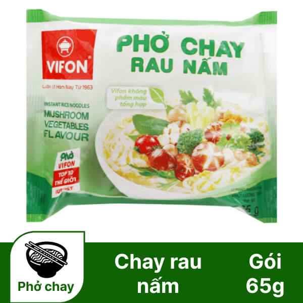 Phở chay rau nấm Vifon gói 65g