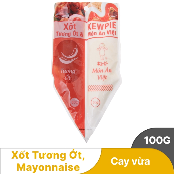 Xốt mayonnaise & tương ớt Kewpie 100g
