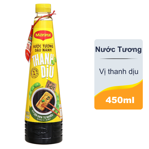 Nước tương Maggi thanh dịu 450ml
