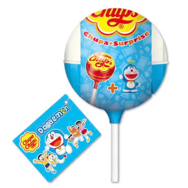Kẹo mút dâu Chupa Chups Surprise 12g