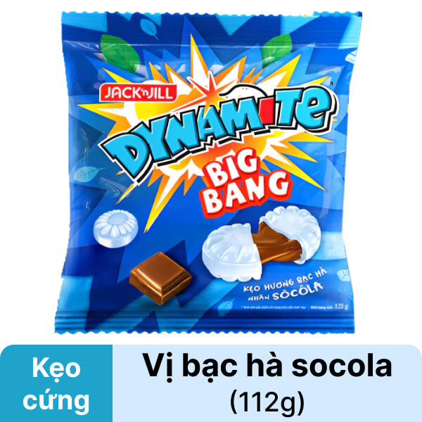 Kẹo bạc hà socola Dynamite Big Bang 112g