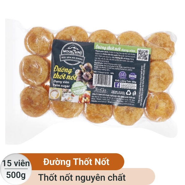 Đường thốt nốt Moun7ains gói 500g