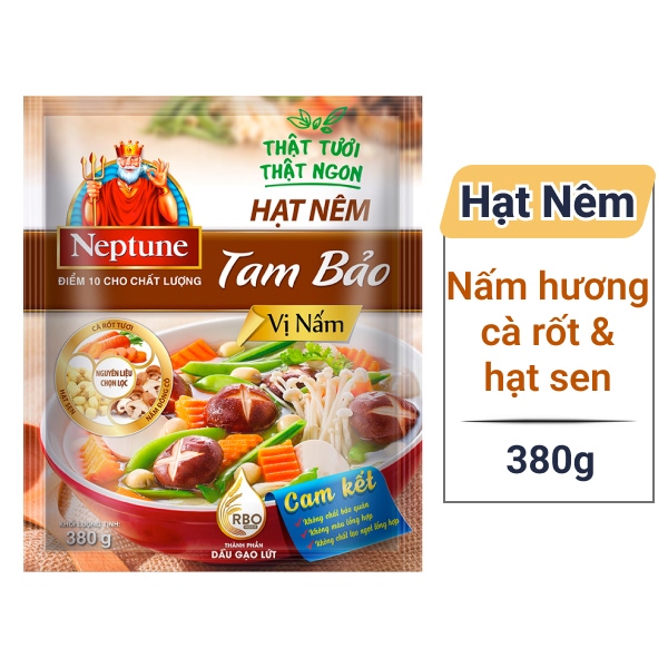 Hạt nêm nấm Neptune 380g