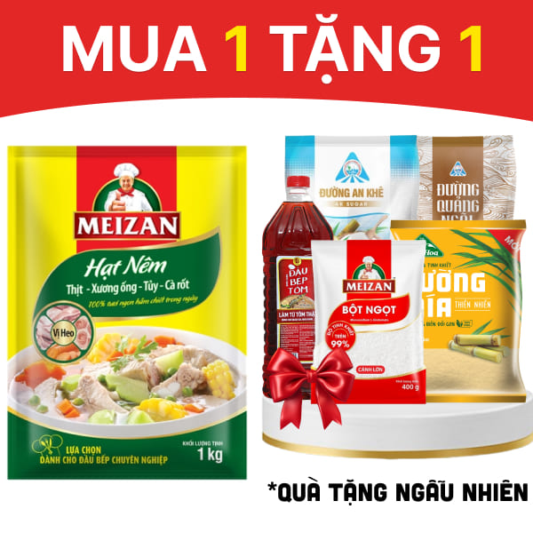 Hạt nêm Meizan thịt, xương ống 1kg