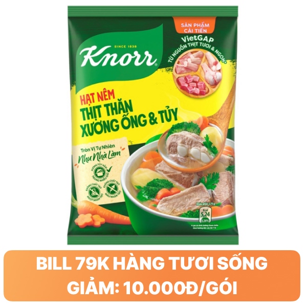 Hạt nêm thịt thăn Knorr 900g