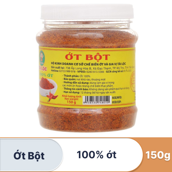 Ớt bột Tài Lộc 150g