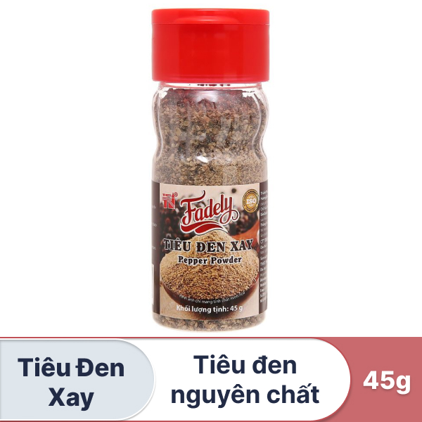 Tiêu đen xay Fadely 45g