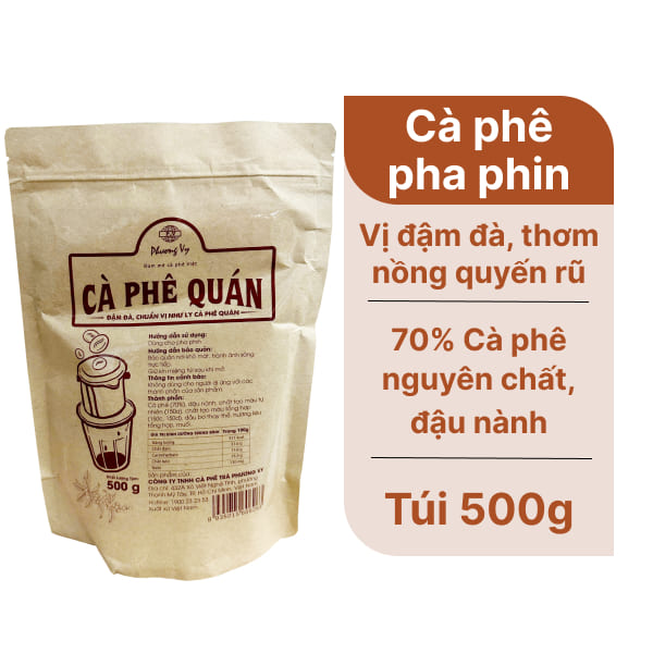 Cà phê quán chuẩn vị Phương Vy 500g