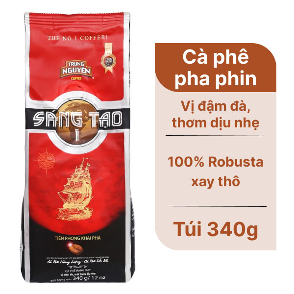 Cà phê Trung Nguyên sáng tạo 1 340g