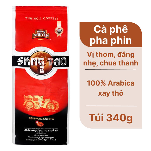 Cà phê Trung Nguyên sáng tạo 3 340g