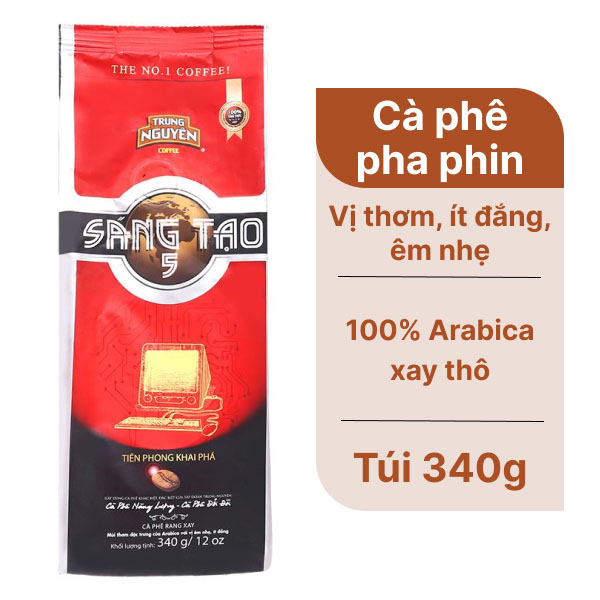 Cà phê Trung Nguyên sáng tạo 5 340g