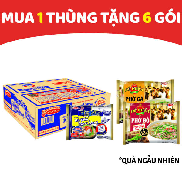 Thùng 30 gói hủ tiếu Nam Vang Nhịp Sống 71g