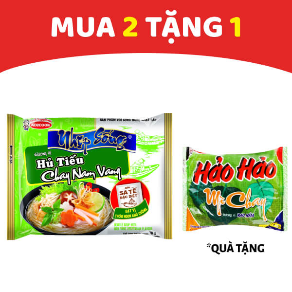 Hủ tiếu chay Nam Vang Nhịp Sống gói 70g