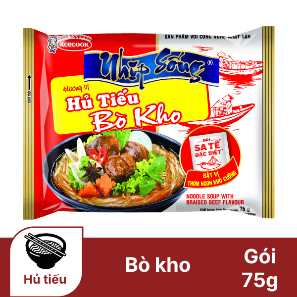 Hủ tiếu bò kho Nhịp Sống gói 75g