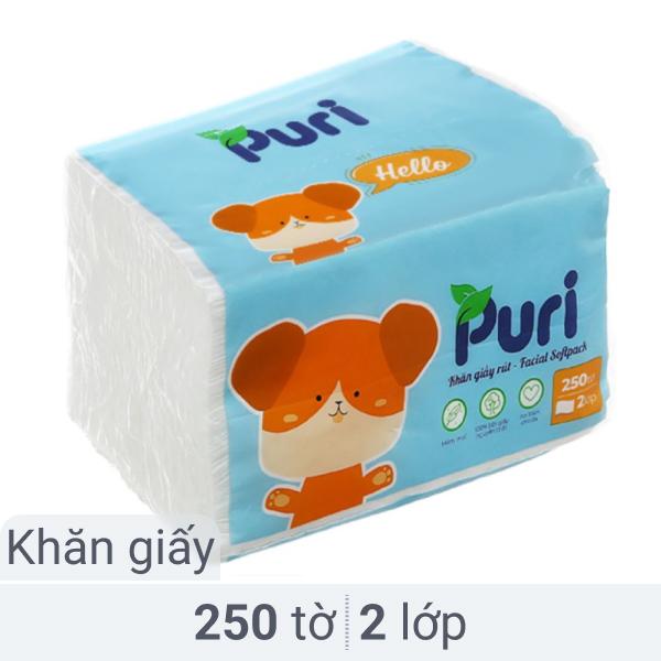 Khăn giấy Puri 2 lớp 250 tờ