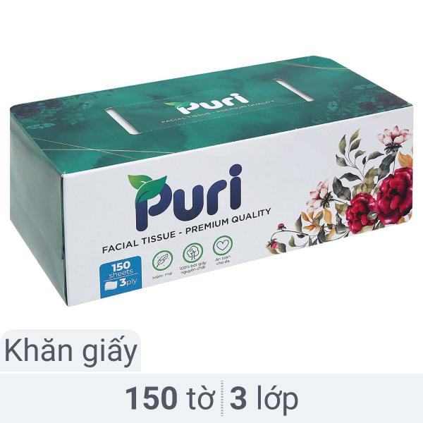 Khăn giấy Puri 3 lớp 150 tờ