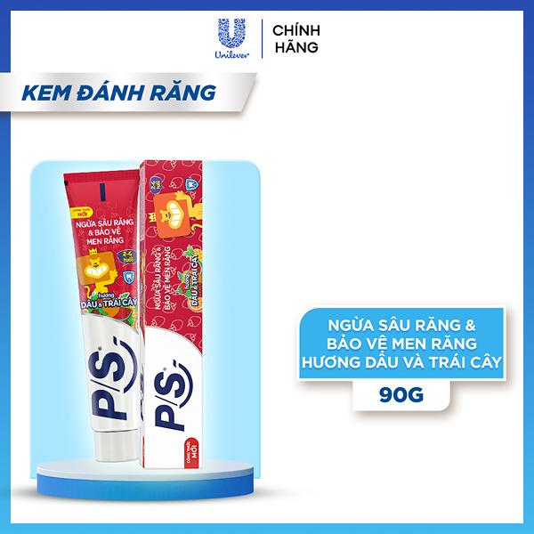 Kem đánh răng trẻ em 2-6 tuổi P/S hương dâu 90g