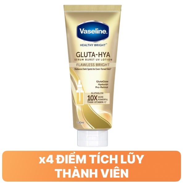 Sữa dưỡng thể ban ngày Vaseline Flawless Bright 330ml