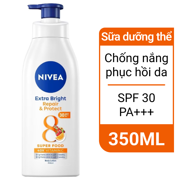 Sữa dưỡng thể Nivea chống nắng 350ml