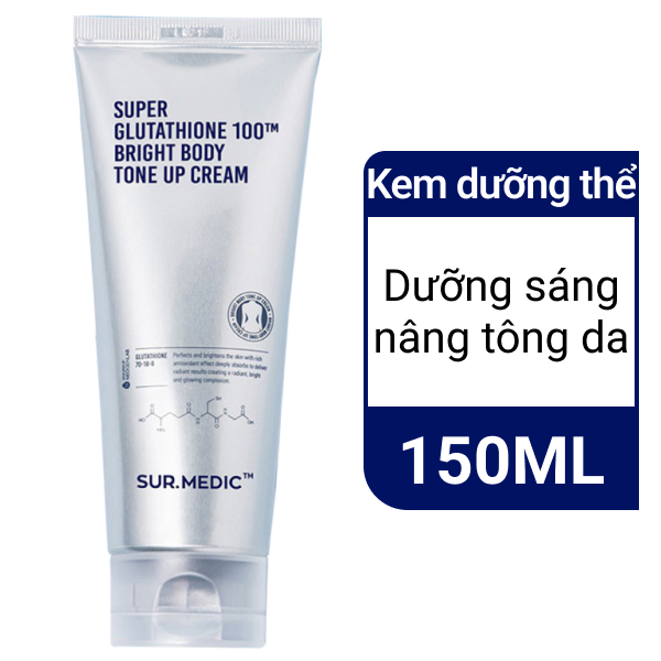 Kem dưỡng thể Sur.Medic nâng tông 150ml