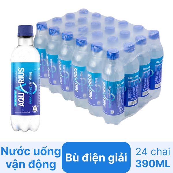 Thùng 24 chai Aquarius 390ml