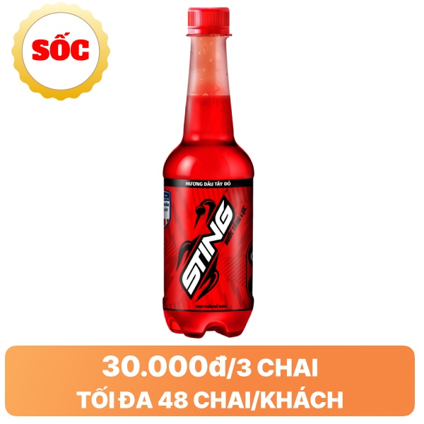 Nước tăng lực Sting hương dâu 500ml