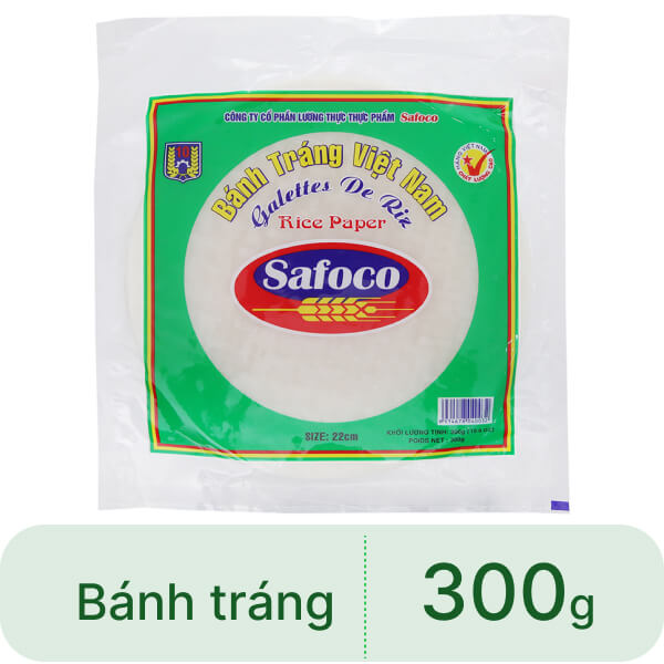 Bánh tráng 22cm Safoco gói 300g