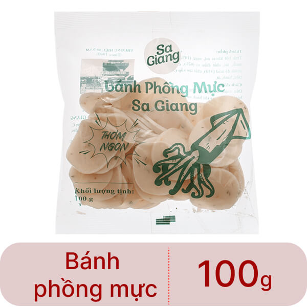 Bánh phồng mực Sa Giang gói 100g