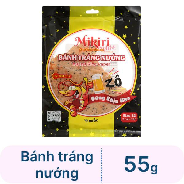 Bánh tráng nướng Mikiri gói 55g