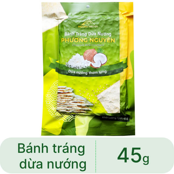 Bánh tráng dừa nướng Phương Nguyên 45g