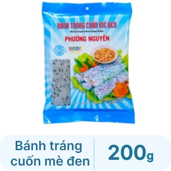 Bánh tráng cuốn mè đen Phương Nguyên 200g