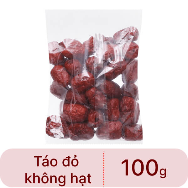Táo đỏ không hạt gói 100g