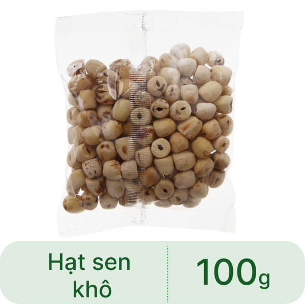 Hạt sen khô gói 100g