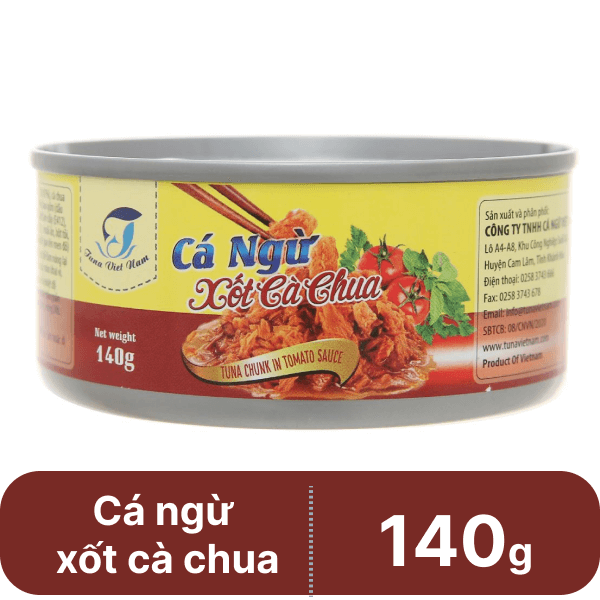 Cá ngừ xốt cà chua Tuna Việt Nam 140g