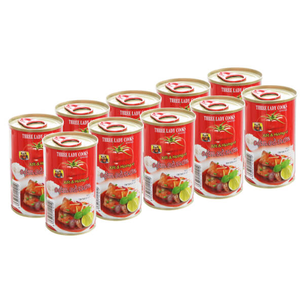 10 hộp cá mòi xốt cà chua 3 Cô Gái 155g