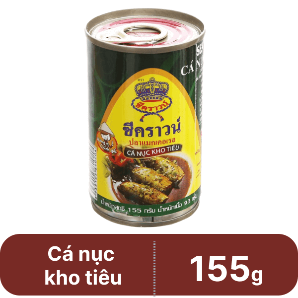 Cá nục kho tiêu Sea Crown 155g