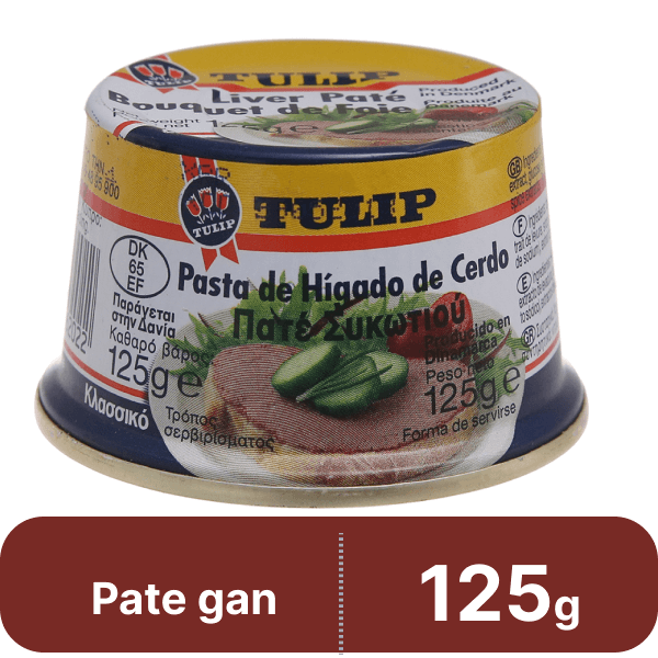 Pate gan đóng hộp Tulip gói 125g