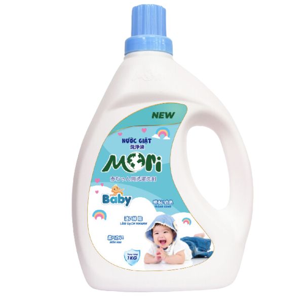 Nước giặt Mori Baby can 1kg