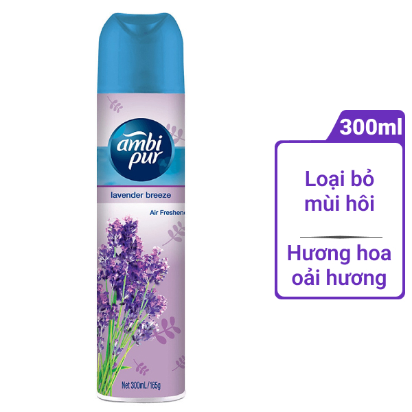 Xịt phòng Ambi Pur hoa oải hương 300ml
