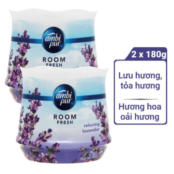2 hộp sáp thơm Ambi Pur hoa oải hương 180g