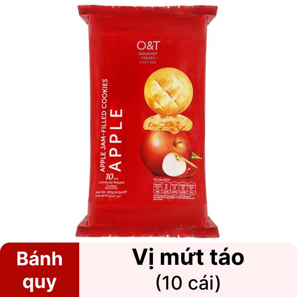 Bánh quy mứt táo O&T 120g
