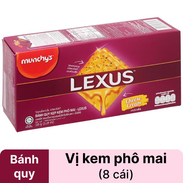 Bánh quy kẹp kem phô mai Lexus 150g